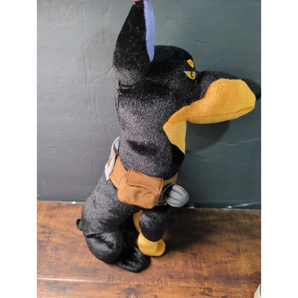 Disney Parks Pixar Up Movie Doberman Pinscher Alpha Talking Plush Working 13